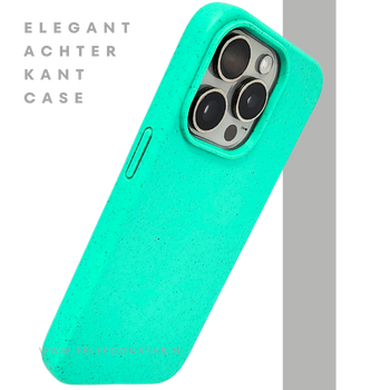 Turquoise iPhone 15 Pro Max Hoesje &ndash; Fris Kleurrijk & Beschermend | Telefoonstar.nl