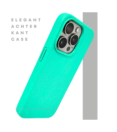 Turquoise iPhone 15 Pro Hoesje &ndash; Fris Kleurrijk & Beschermend | Telefoonstar.nl