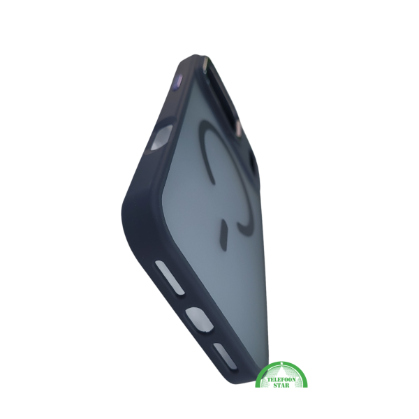 Dun Hoesje iPhone 17 Pro Max met Magnetische Ring &ndash; Transparant Zwart – foto 2