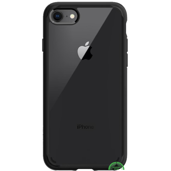 Hoesje voor iPhone SE 2022 Zwart Transparant, Slank, Flexibel &amp; Schokbestendig – foto 6