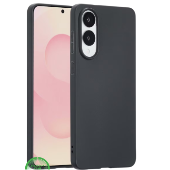 Zwart Hoesje voor Samsung S25 Edge &ndash; Slank, Gripvast & Krasbestendig