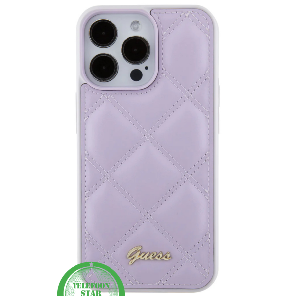 Fashion Case iPhone 15 Pro Max &ndash; Lila Quilted Design – foto 3