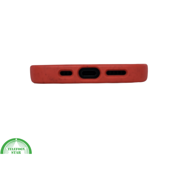 iPhone 16 hoesje rood eco-vriendelijk bioplastic schokbestendige cover – foto 4