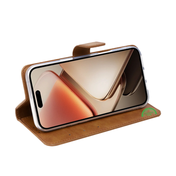 Bookcase Hoesje voor Samsung Galaxy A07 Bruin Nauwsluitend en stevig – foto 3