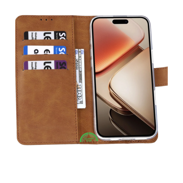 Bookcase Hoesje voor Samsung Galaxy A07 Bruin Nauwsluitend en stevig – foto 2