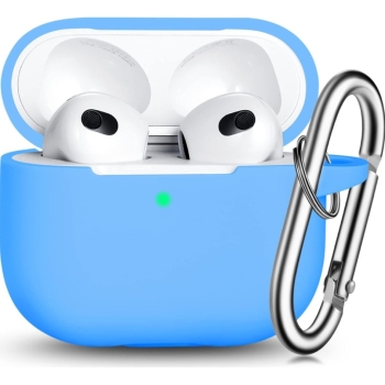 Apple AirPods 3 Siliconen Hoesje Blauw