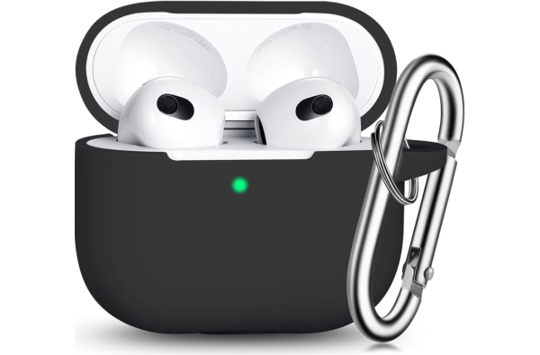 Apple AirPods 3 Siliconen Hoesje Zwart