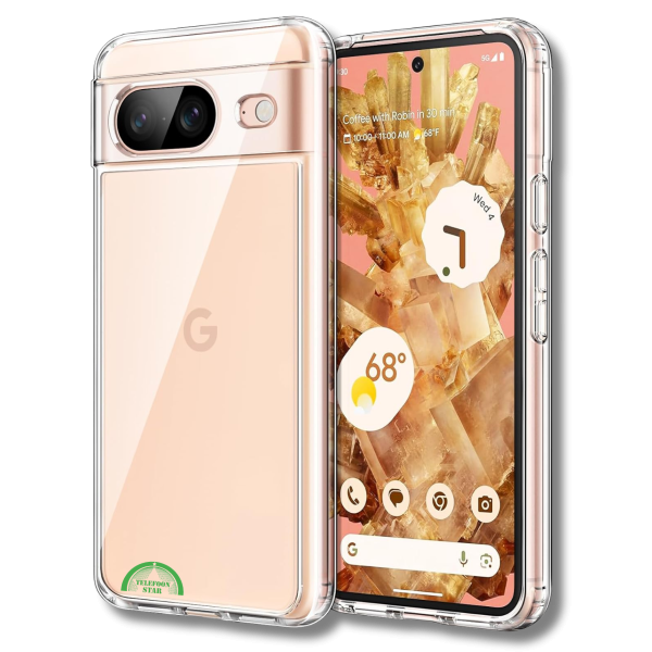 Hoesje voor Google Pixel 8 Transparant Anti-Shock Siliconen Backcover – foto 2