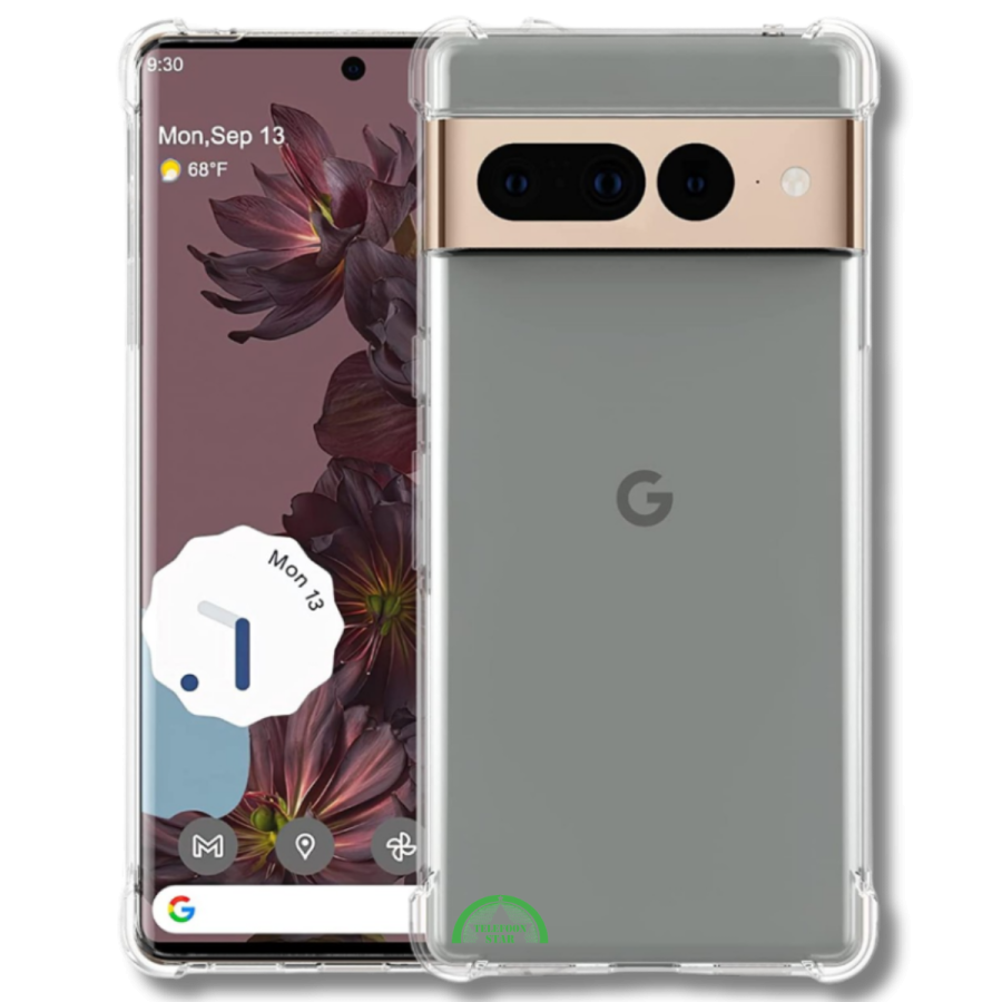 Hoesje voor Google Pixel 8 Transparant Anti-Shock Siliconen Backcover