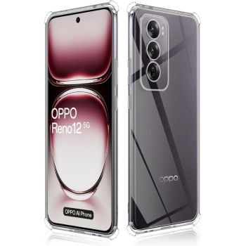 Antishock Case Oppo Reno 12 5G | Hoogwaardige bescherming | Transparant