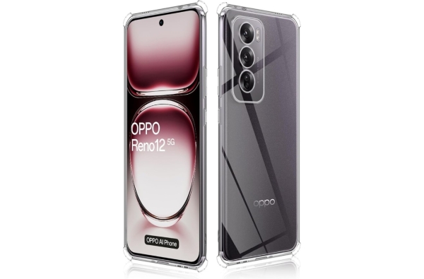 Antishock Case Oppo Reno 12 5G | Hoogwaardige bescherming | Transparant