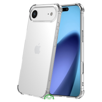 Silicone Hoesje voor iPhone 17 Air Transparant Anti-Shock, Flexibele TPU Case & Slank | Telefoonstar