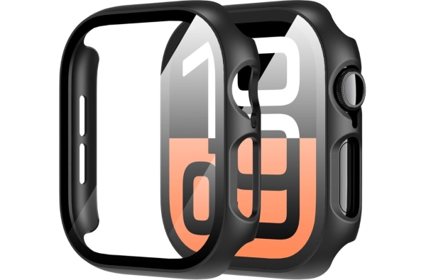 Apple Watch Series 10 (42mm) 360 graden beschermhoesje Zwart