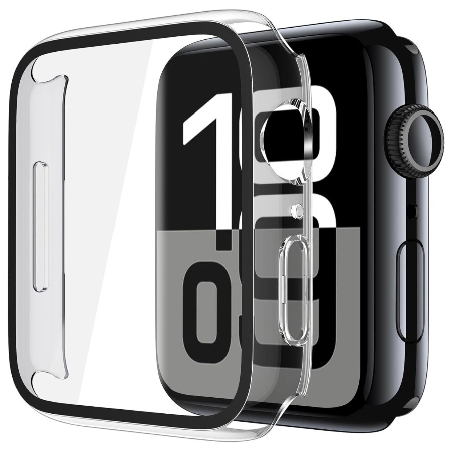 Apple Watch Series 10 (46mm) 360 graden beschermhoesje Transparant
