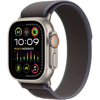 Apple Watch Ultra 2 (Zwarte Textiel Band M/L)