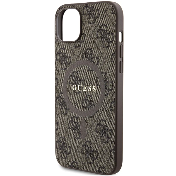 iPhone 15 MagSafe Hoesje | Guess Hoesje | Bruin – foto 3