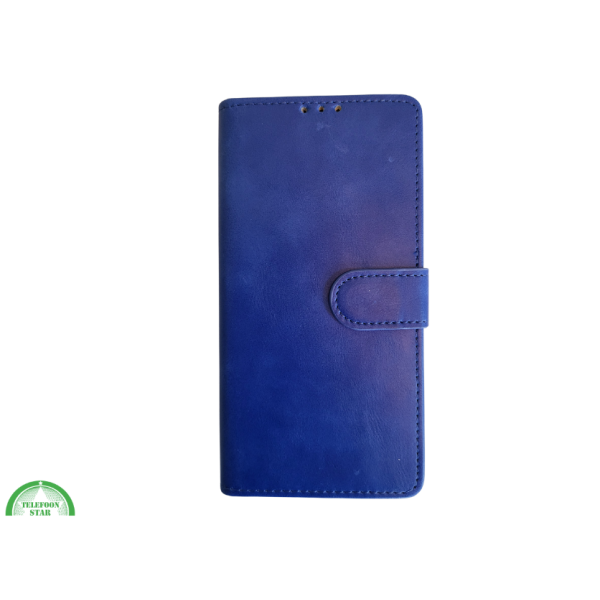 Boek Case Leer Wallet Case Donkerblauw iPhone 16 Plus – foto 2