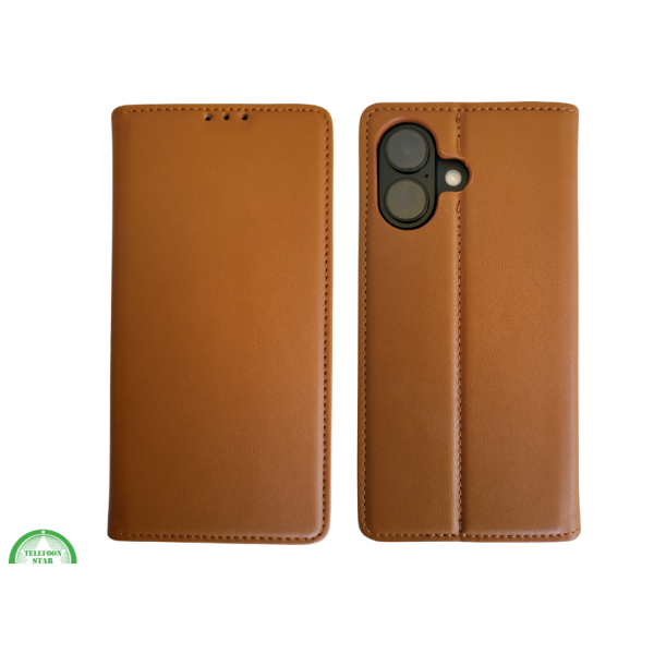Wallet Case Licht Bruin IPhone 16 Plus – foto 4