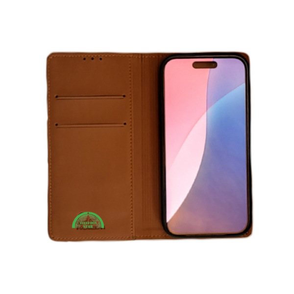Wallet Case Licht Bruin IPhone 16 Plus – foto 7