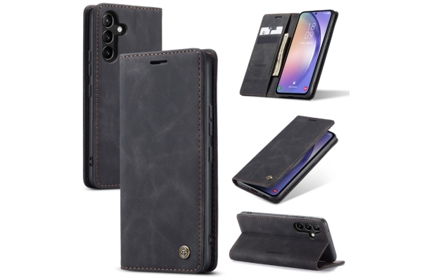 Bookcase Oppo Reno 12/12 Pro | Functioneel hoesje Oppo | Wallet case | Zwart