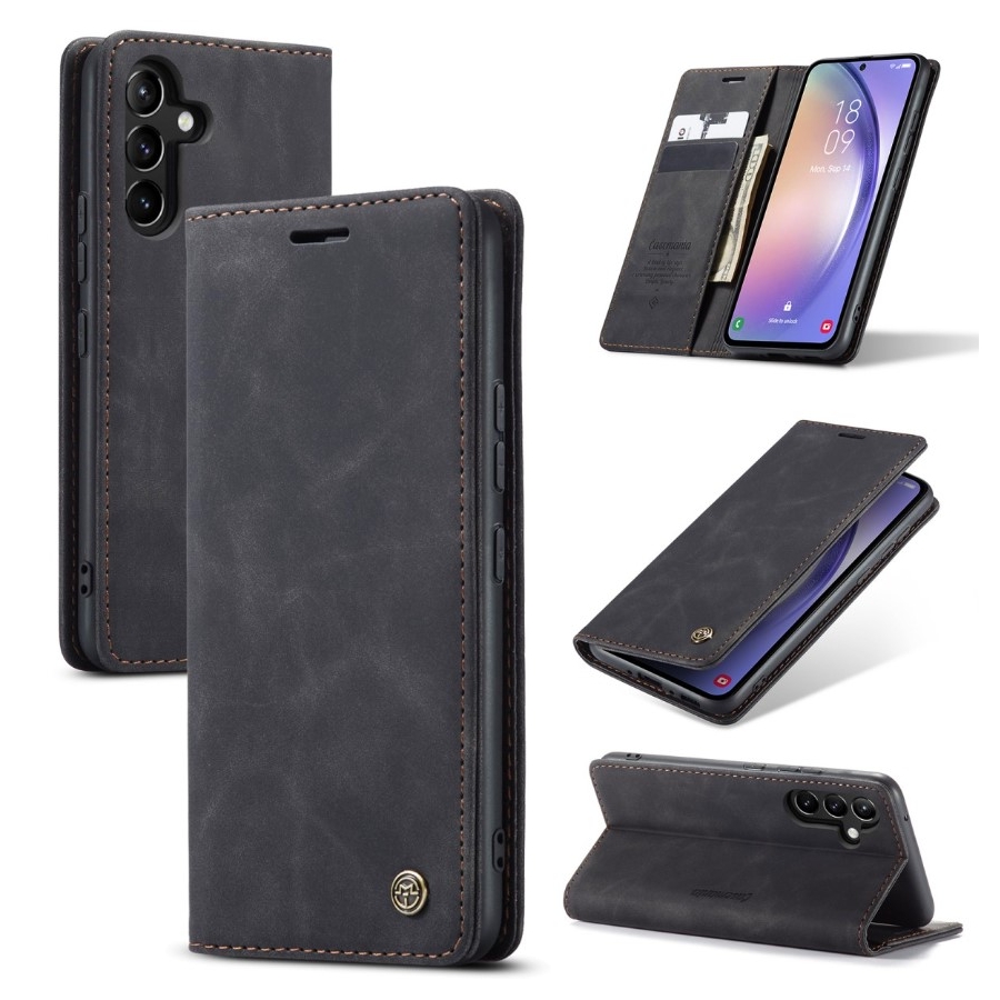 Bookcase Oppo Reno 12/12 Pro | Functioneel hoesje Oppo | Wallet case | Zwart