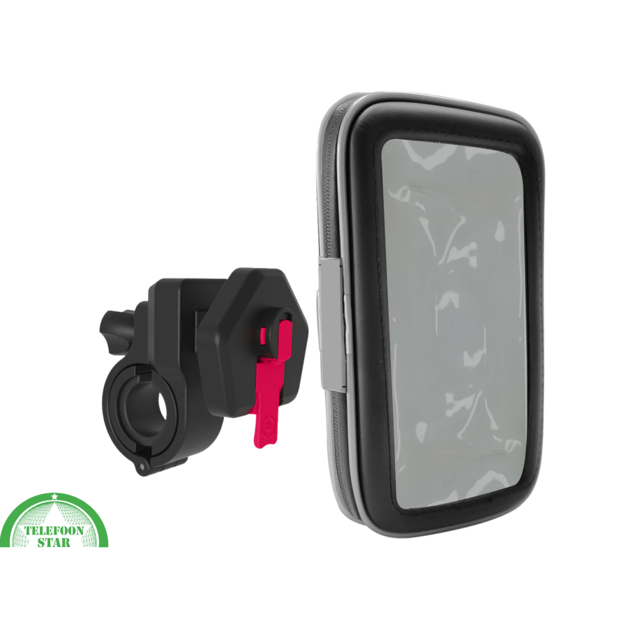 Fietshouder met Waterdichte Telefoonhoes &ndash; Spatwaterdicht en Schokbestendig