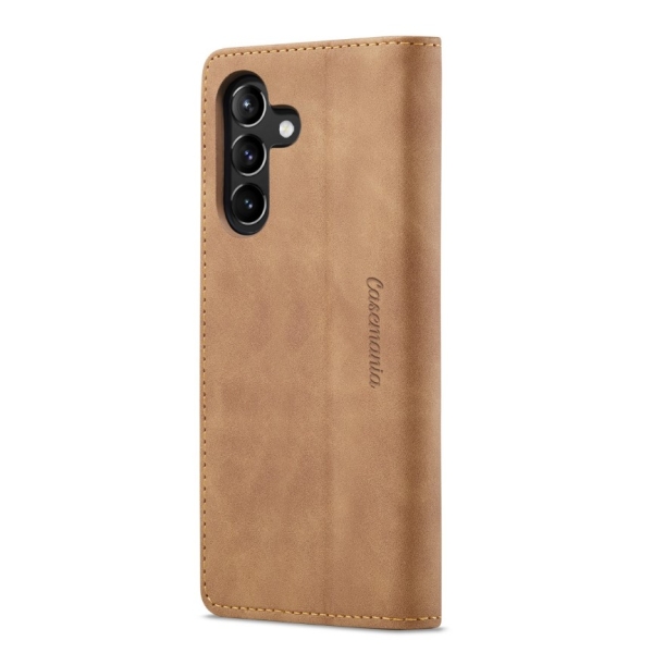 Bookcase Samsung S24 FE | Functioneel Hoesje Samsung | Wallet case | Bruin – foto 2
