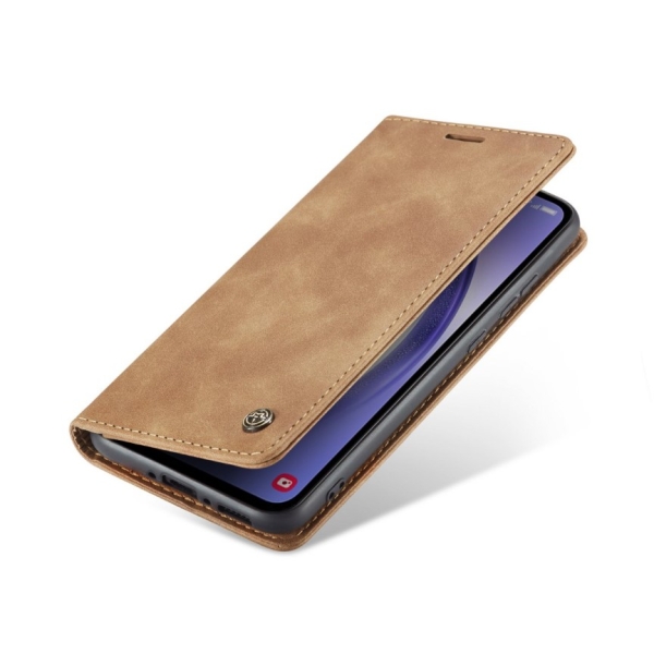 Bookcase Samsung S24 FE | Functioneel Hoesje Samsung | Wallet case | Bruin – foto 4