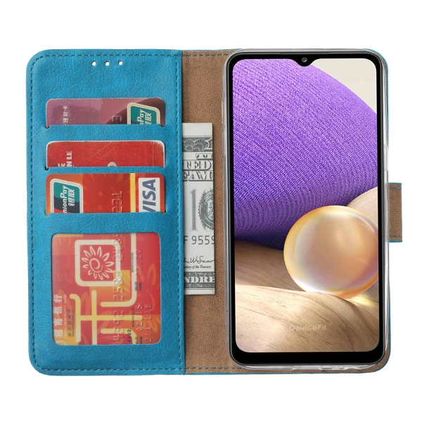 Hoesje Samsung A33 5G blauw leer – foto 2