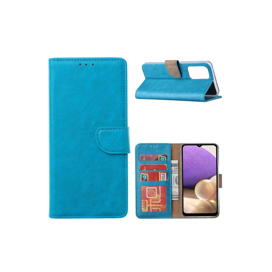 Hoesje Samsung A33 5G blauw leer