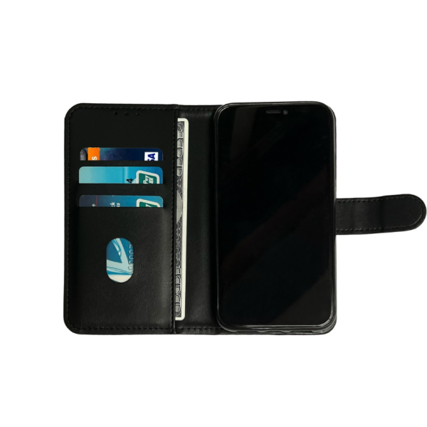 Oppo A18 boek case met Pasjes Zwart – foto 2
