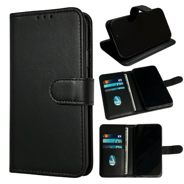 Oppo A18 boek case met Pasjes Zwart – foto 3
