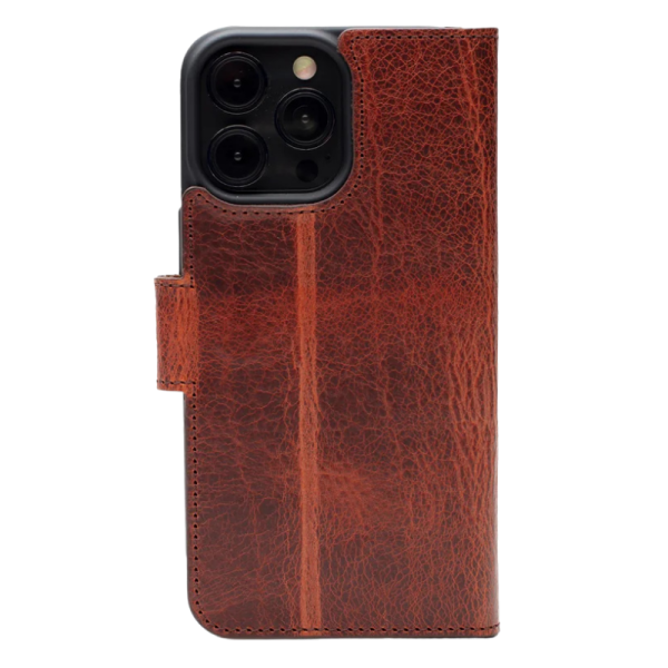 Premium Leerlook Wallet Case iPhone 13 Pro – foto 5