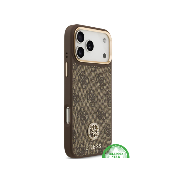 Guess iPhone 17 Pro Max Crossbody Hoesje met Band &ndash; Luxe MagSafe Bescherming in Bruin Design – foto 8
