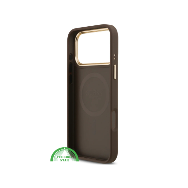 Guess iPhone 17 Pro Max Crossbody Hoesje met Band &ndash; Luxe MagSafe Bescherming in Bruin Design – foto 4