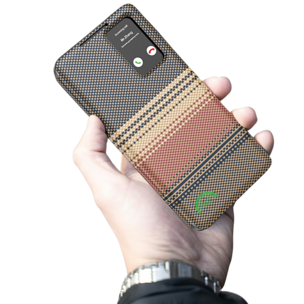 Samsung Galaxy S26 Bruin Smart View Wallet Hoesje Met Dagelijkse slijtage – foto 3