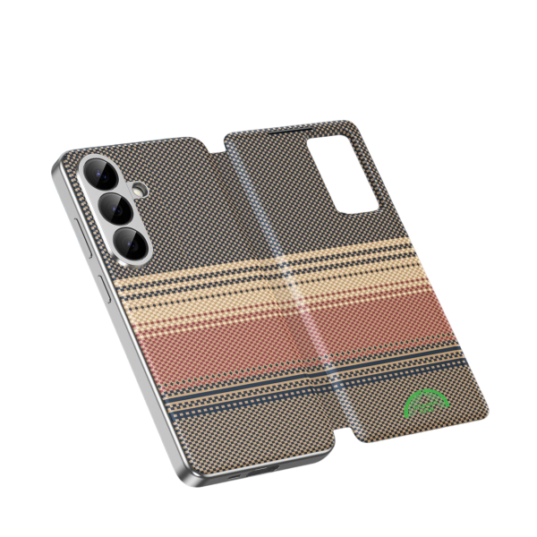 Samsung Galaxy S26 Bruin Smart View Wallet Hoesje Met Dagelijkse slijtage – foto 2