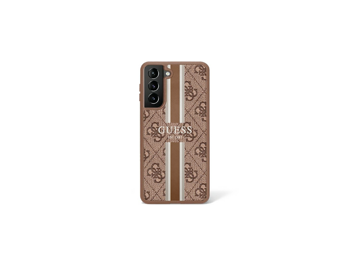 Gentleman vriendelijk Feodaal Inleg Samsung Galaxy S23+ Hoesje Guess Bruin - Telefoonstar