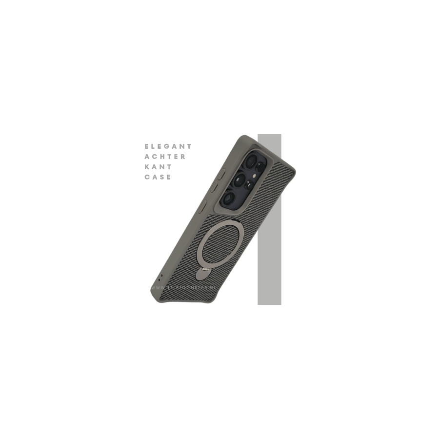 MagSafe Hoesje CARBEN Magnetisch &amp; Schokbestendig voor Samsung Galaxy S25 Edge