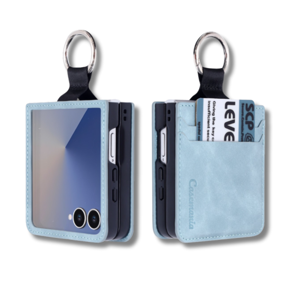 Samsung Galaxy Z Flip 7 Hoesje Executive Wallet Cover Met Ringhouder – foto 5