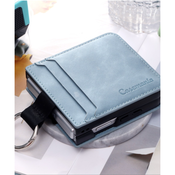 Samsung Galaxy Z Flip 7 Hoesje Executive Wallet Cover Met Ringhouder – foto 3