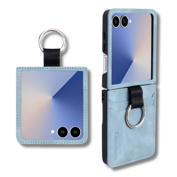 Samsung Galaxy Z Flip 7 Hoesje Executive Wallet Cover Met Ringhouder – foto 6