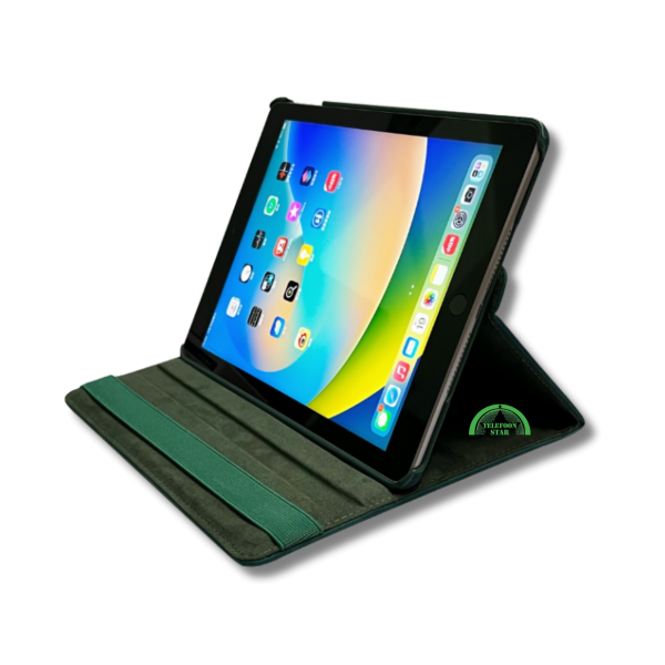 Hoesje voor iPad 10.2 inch (2021) 9e generatie en 8e generatie Groen Slank licht en stevig – foto 3