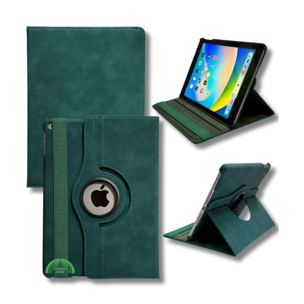 Hoesje voor iPad 10.2 inch (2021) 9e generatie en 8e generatie Groen Slank licht en stevig – foto 5