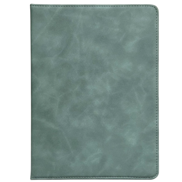 iPad 10.2 (2020) Su&eacute;dine 360&deg; Draaibare Bookcase Turquoise – foto 2
