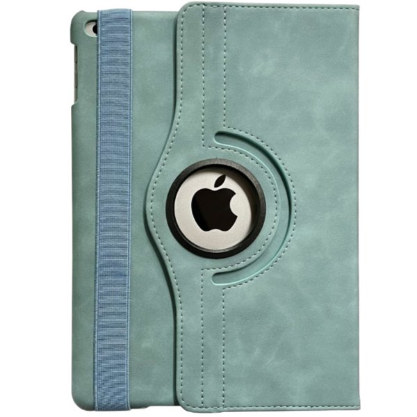 iPad 10.2 (2020) Su&eacute;dine 360&deg; Draaibare Bookcase Turquoise – foto 5