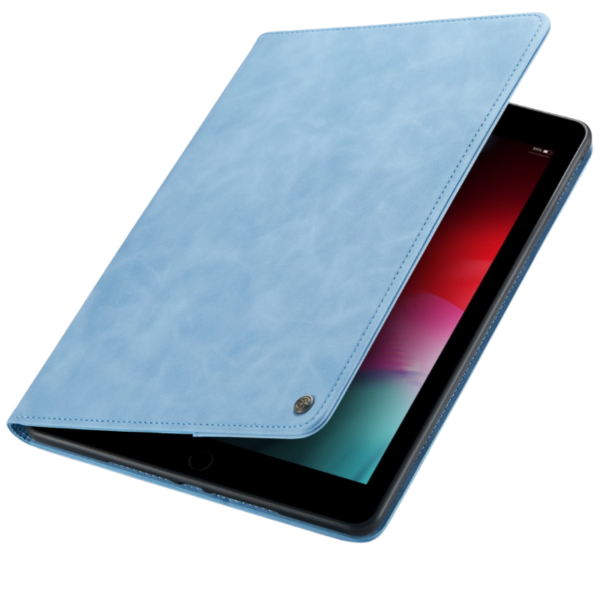 iPad 10.2 (2020) Slim Tablet Case Comfortabele grip Lichtblauw – foto 3