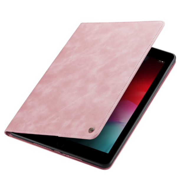 iPad 10.2 (2020) Slim Tablet Case Comfortabele grip Roze – foto 3