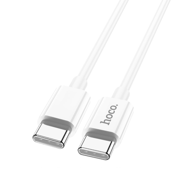 USB-C to USB-C Kabel (1m) Wit - 60W - Snel opladen - Universeel – foto 3
