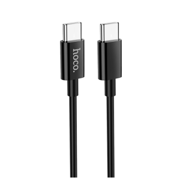 USB-C to USB-C Kabel (1m) Zwart - 60W - Snel opladen - Universeel